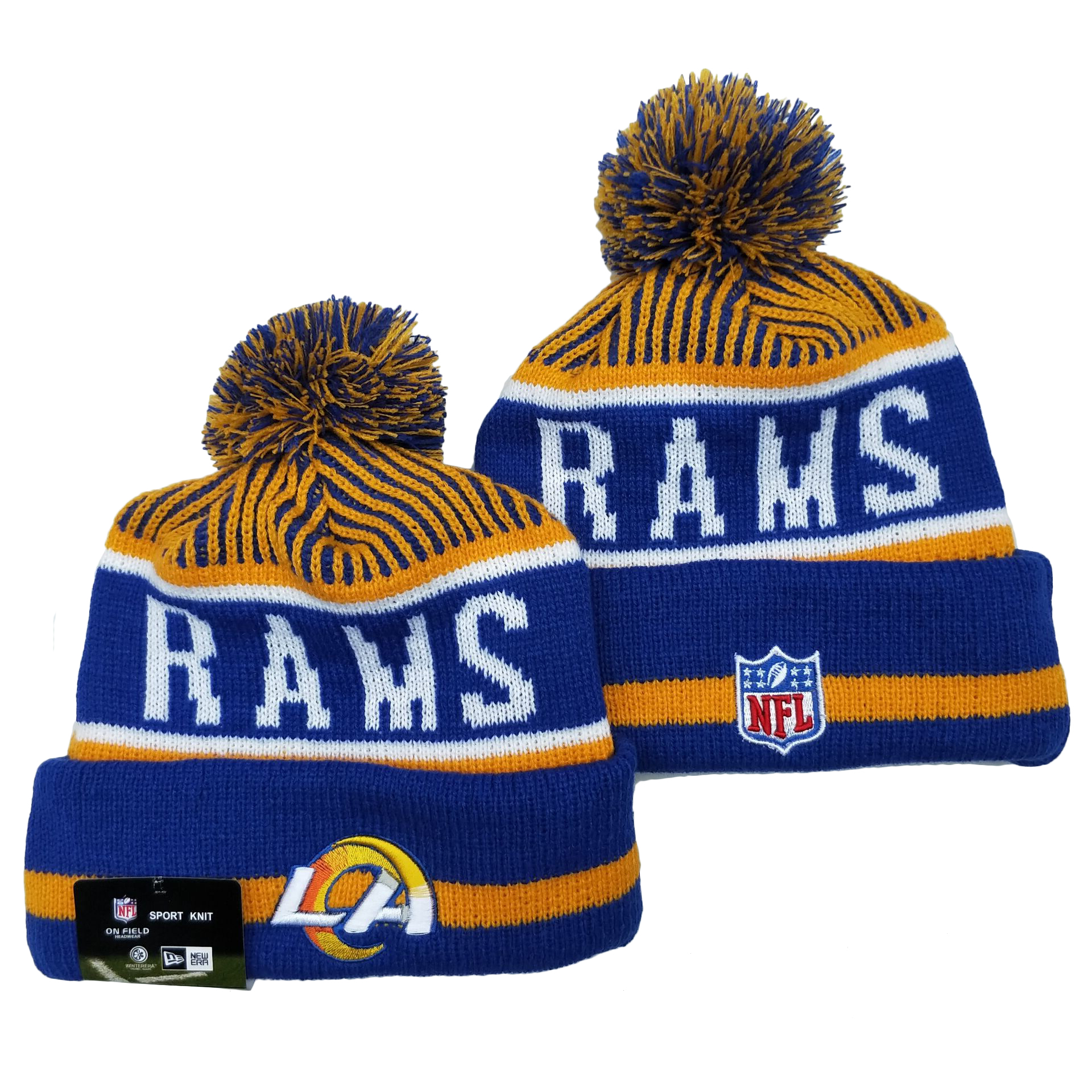 Los Angeles Rams Knit Hats 064